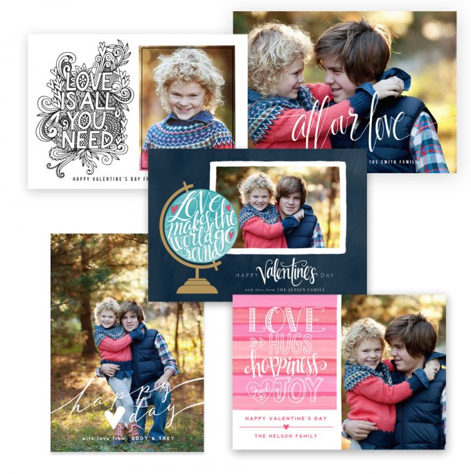 All Our Love Valentine's Day Card Templates