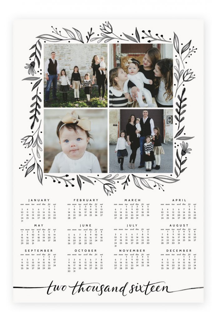 12x18 Poster Calendar by Jamie Schultz Designs