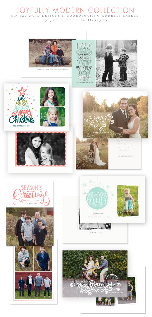 Joyfully Modern Templates by Jamie Schultz Designs