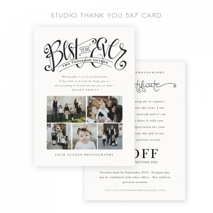 Studio Thank You Card by Jamie Schultz Designs