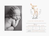 Woodland Bebe Birth Announcements